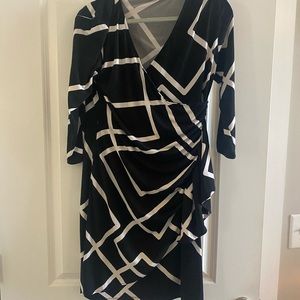 New York and Company faux wrap dress size medium